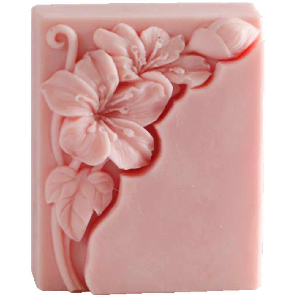 Soap Making Process - Bonito molde de jabón Floral, molde