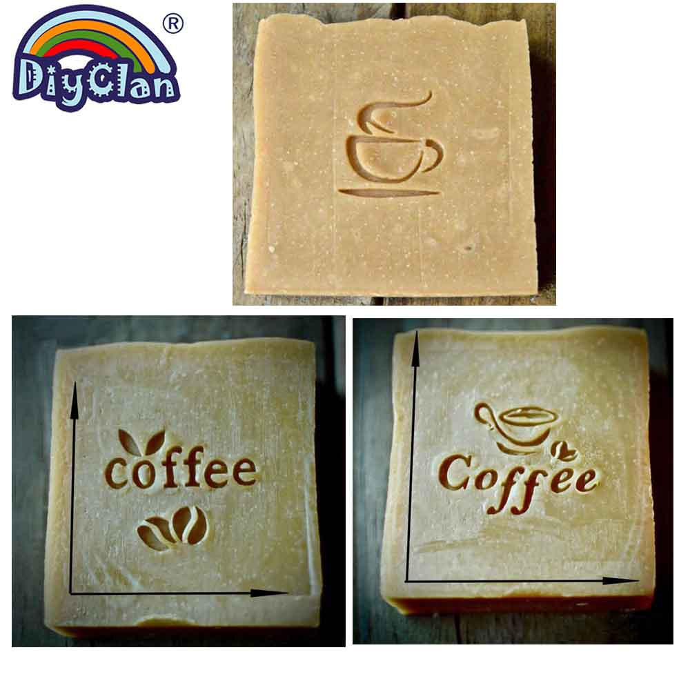 Soap Making Business - Patrón de grano de café, sello