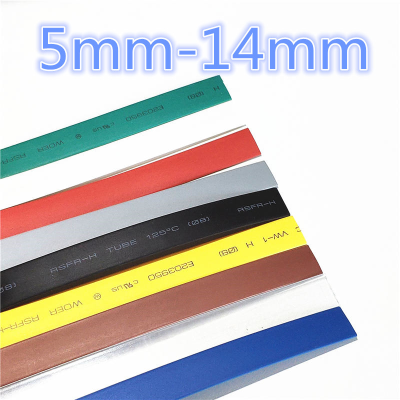 Shrink Wrap Pvc - 3 metros/unid 2:1 7 colores 5mm