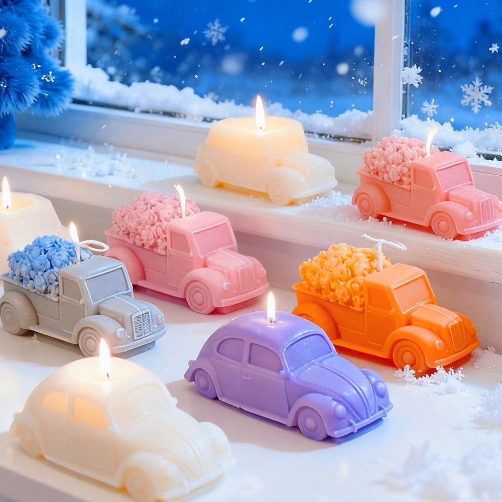 Soap Making Business - Molde de silicona multiestilo para velas