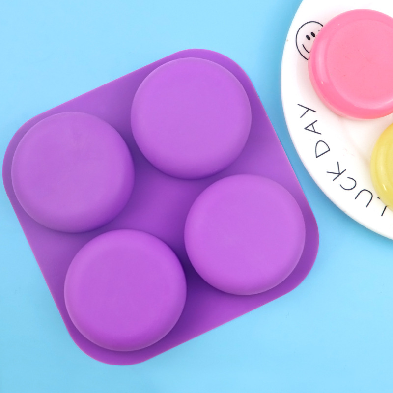 Molde de Silicona Redondo de 4 - Soap Making Process reseña y precio