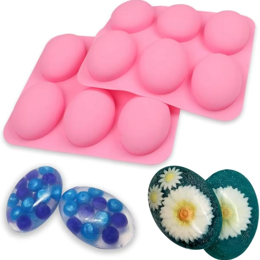 Moldes de silicona de 6 cavida - Soap Making Websites reseña y precio