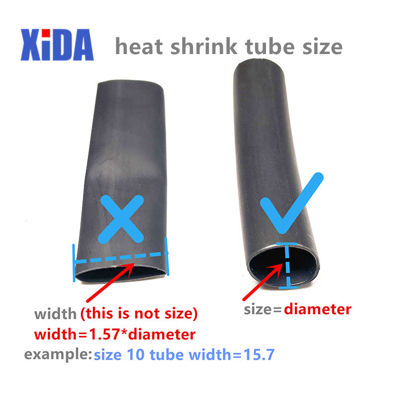 Tubo termorretráctil de 1 metr - Shrink Wrap Pvc reseña y precio