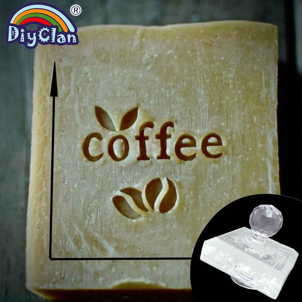 Patrón de grano de café, sello - Soap Making Business reseña y precio