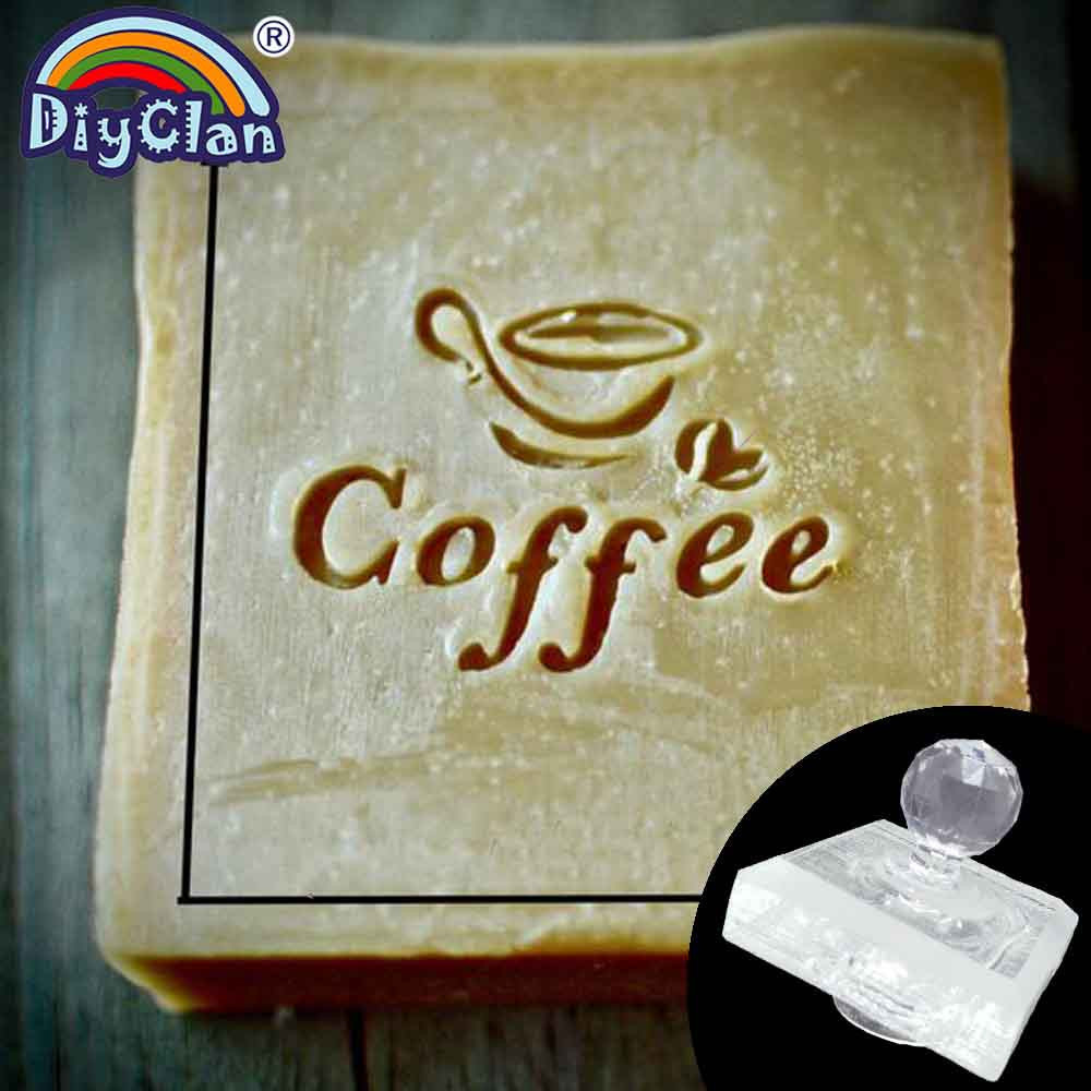 Patrón de grano de café, sello - Soap Making Business reseña y precio