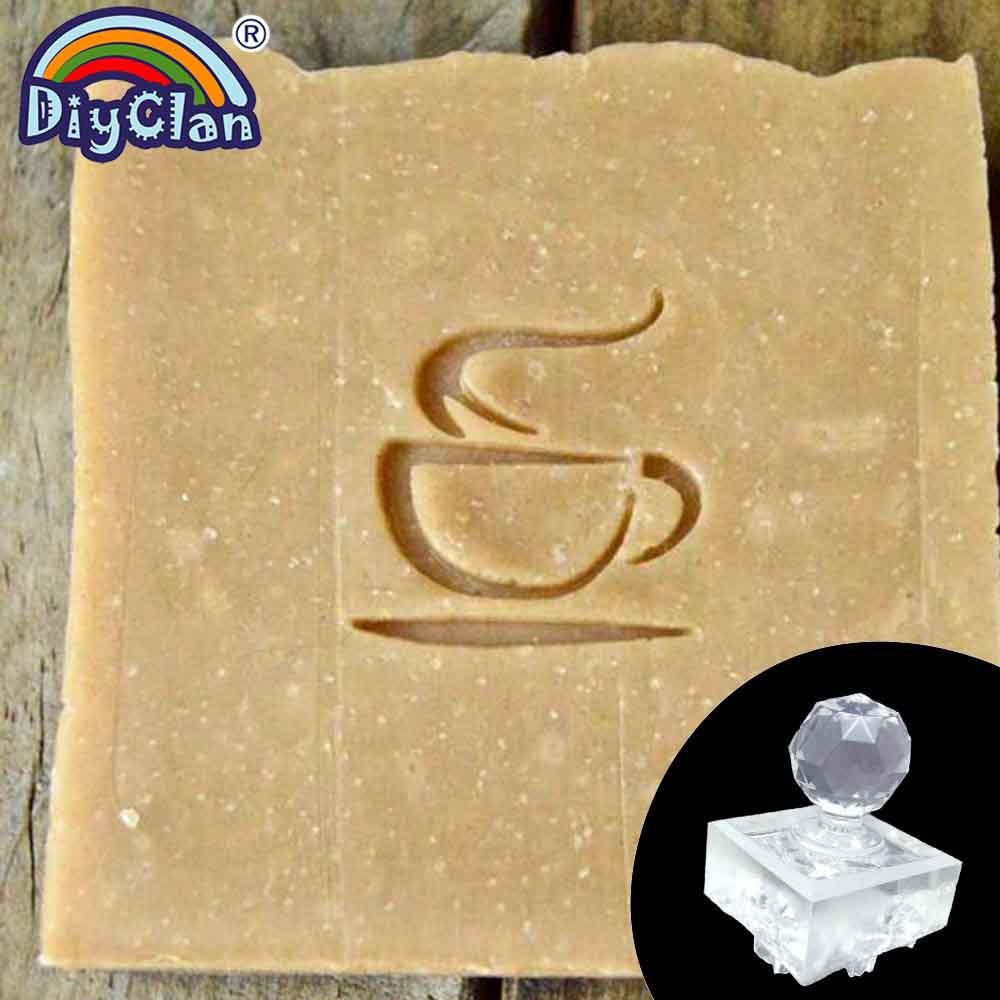 Patrón de grano de café, sello - Soap Making Business reseña y precio