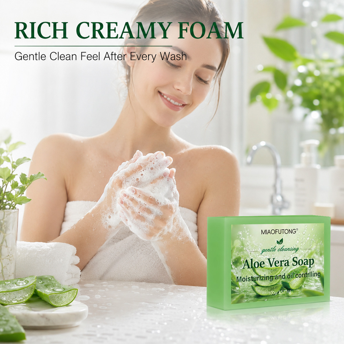 Jabón artesanal 4 en 1 de aloe - Soap Making Oils reseña y precio