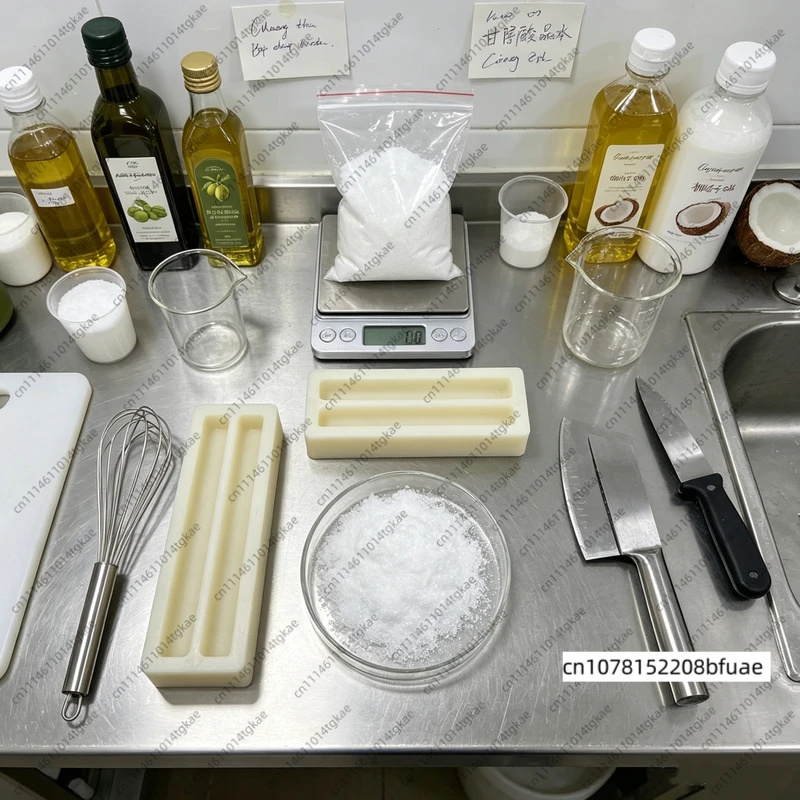 Cristales de ácido glicólico a - Soap Making Process reseña y precio