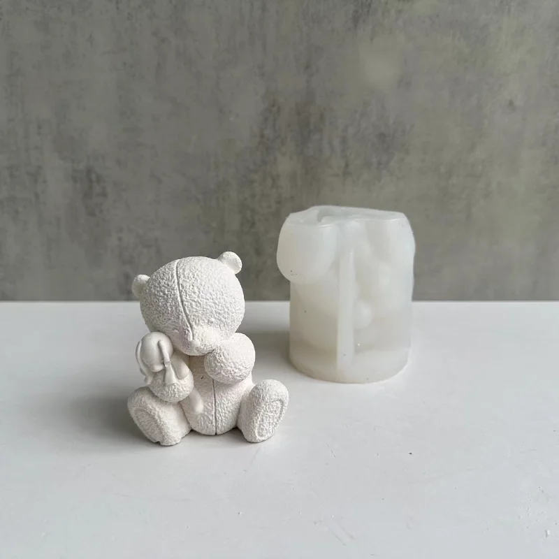 Vela de oso tejido, molde de s - Soap Making Business reseña y precio